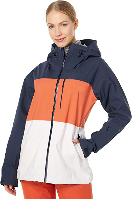 Женская куртка водонепроницаемая дышащая софтшелл для лыж и сноуборда-4