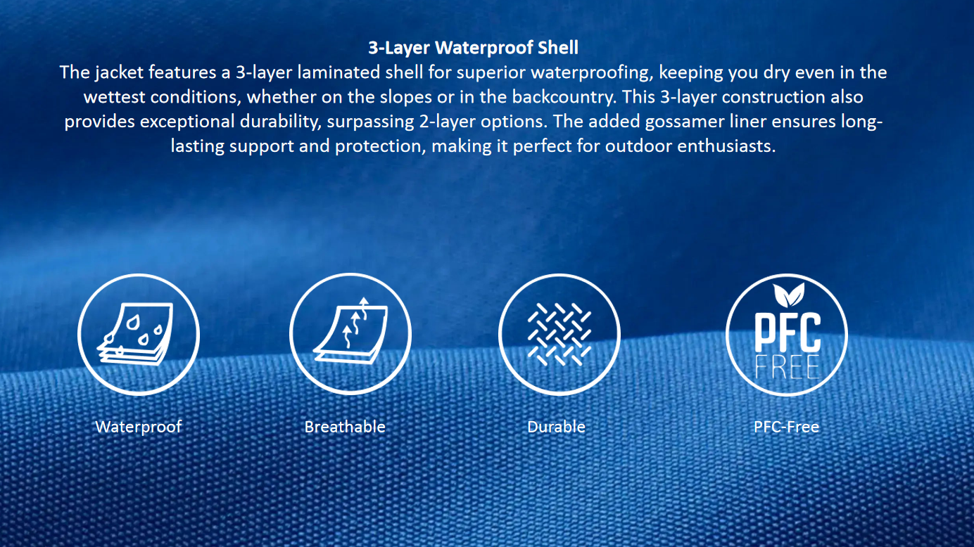 3-Layer Waterproof Shell