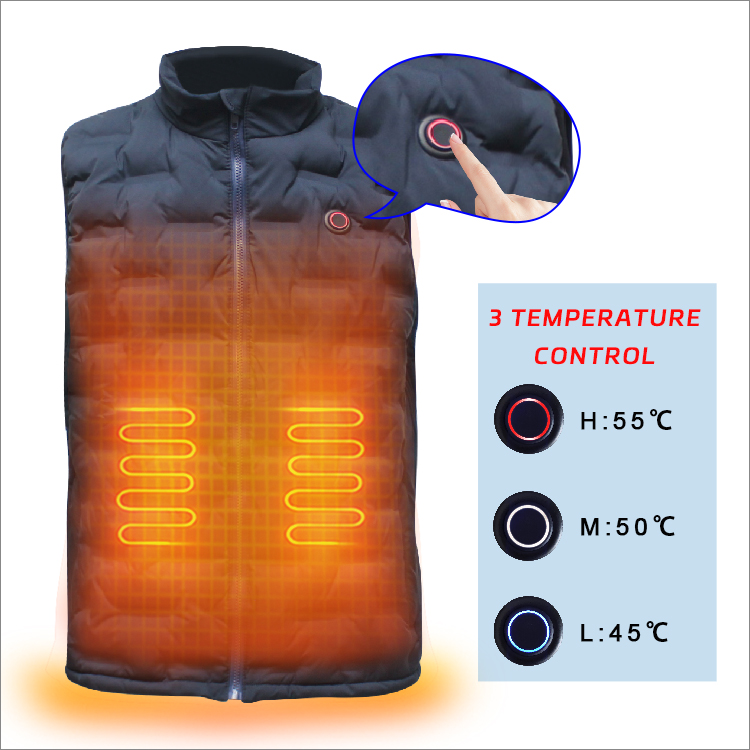 BATTERY HEATED VEST FOR WINTER RECHARGEABLE HEATING VEST FOR MEN (7)