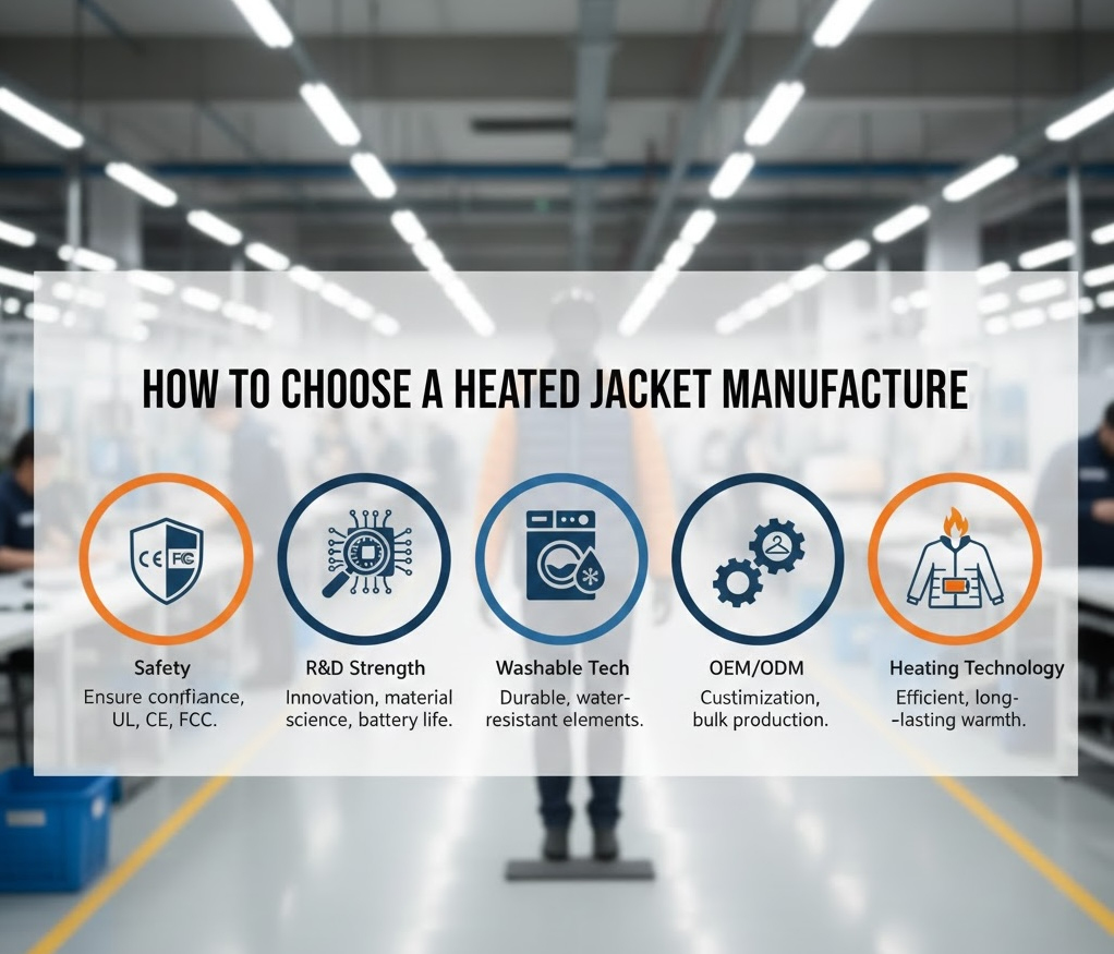 HOW TO CHOOSE A HEATED JACKET MANUFACTURE