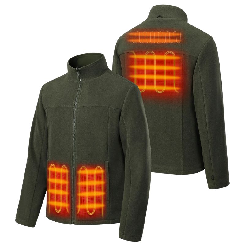 Men’s 3-in-1 Heated Jacket with Fleece Liner (4)