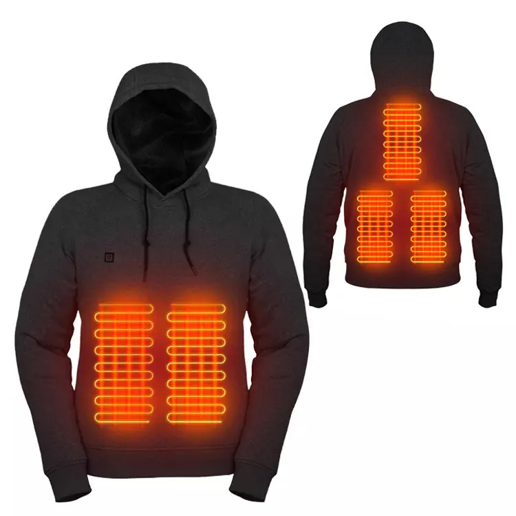 Portable Charger Heated Hoodie Unisex