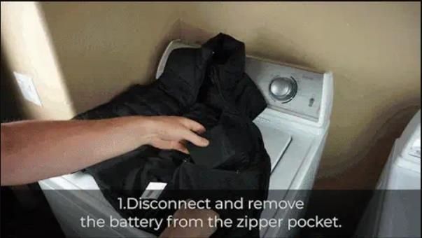 how to wash heated jacket-2
