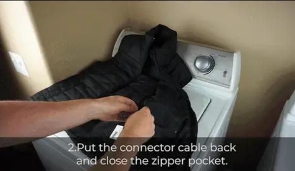 how to wash heated jacket-3